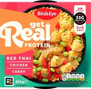 Birds Eye Get Real Protein Red Thai Chicken Curry 350g