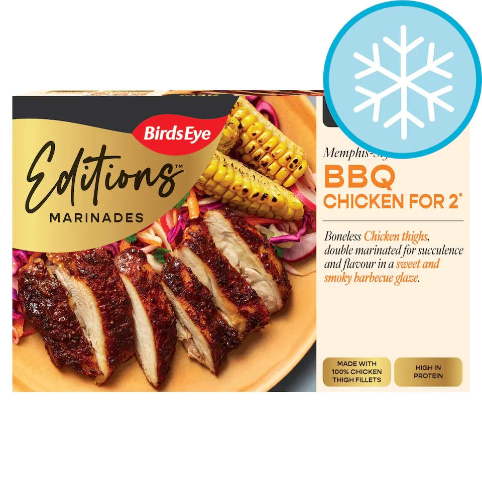 Birds Eye Editions Memphis BBQ Chicken Thigh Fillets 250g