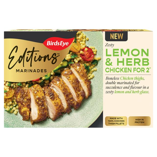 Birds Eye 250g Lemon & Herb Marinated Chicken Thigh Fillets