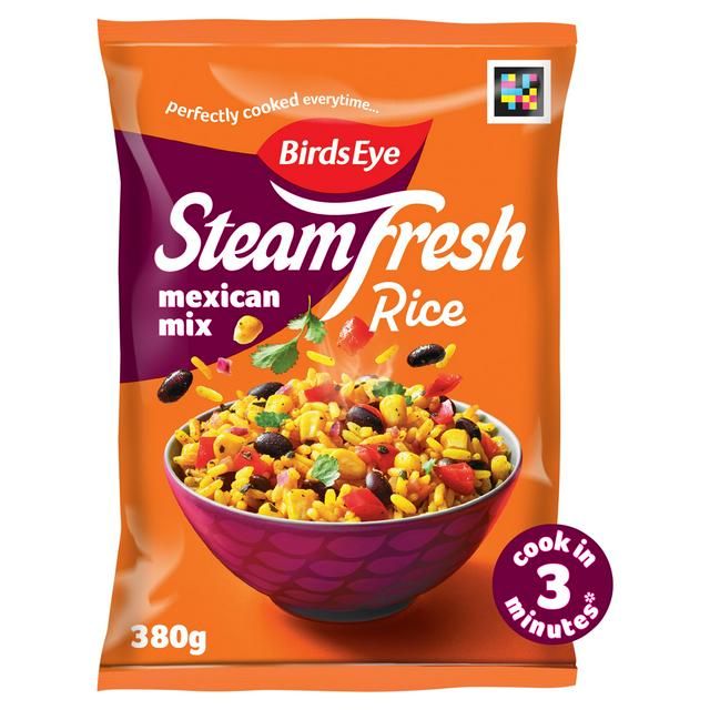 Birds Eye Steamfresh 2 x Mexican Mix Rice Steam Bags 380g