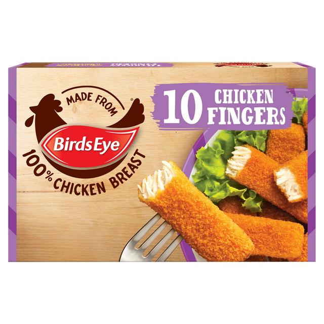 Birds Eye Chicken Fingers with Golden Wholegrain x10 250g