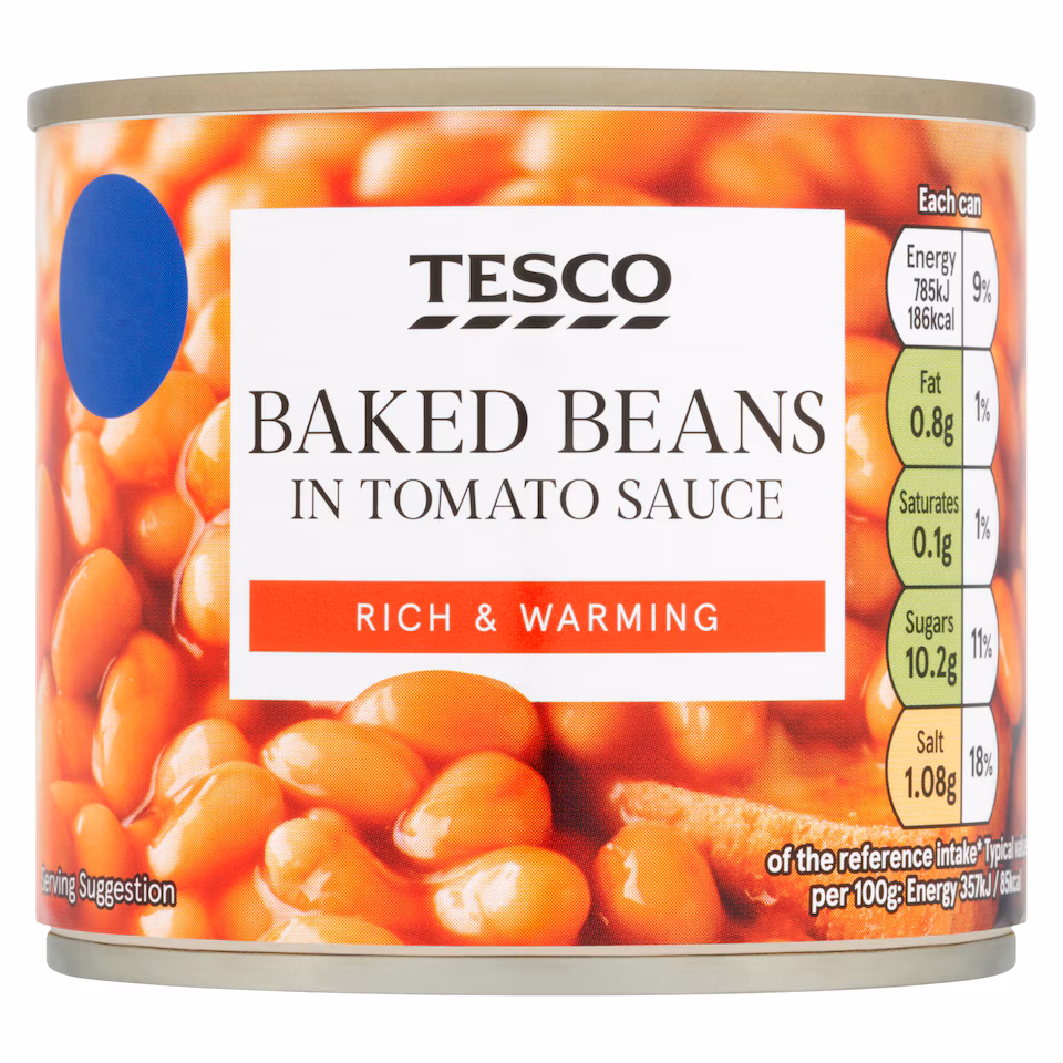 Tesco Baked Beans In Tomato Sauce 220G