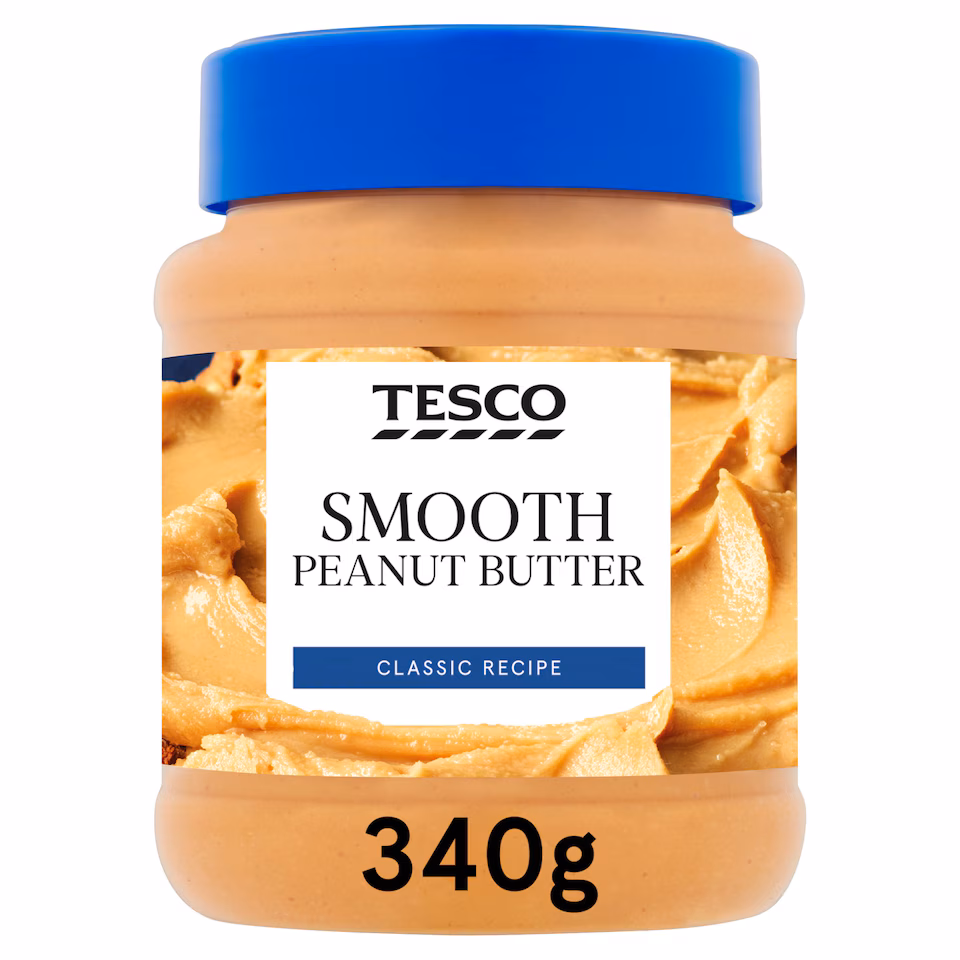 Tesco Smooth Peanut Butter 340G