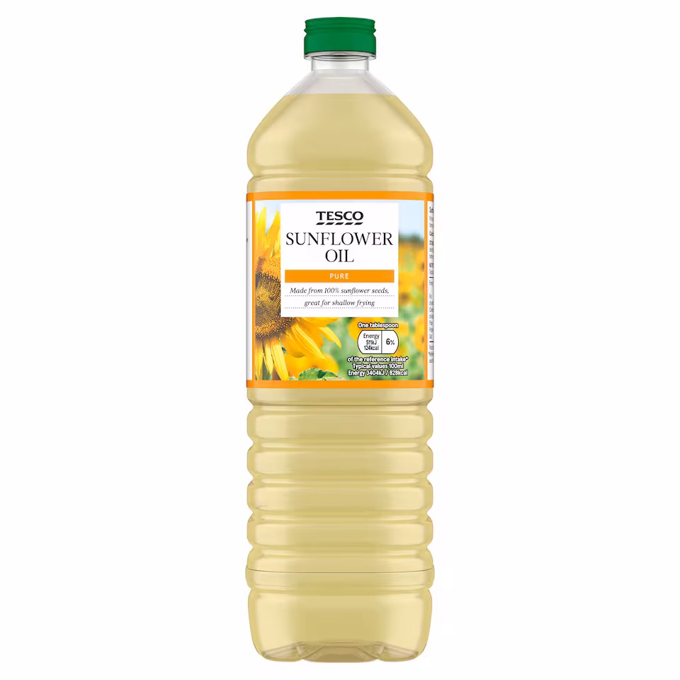 Tesco Pure Sunflower Oil 1L