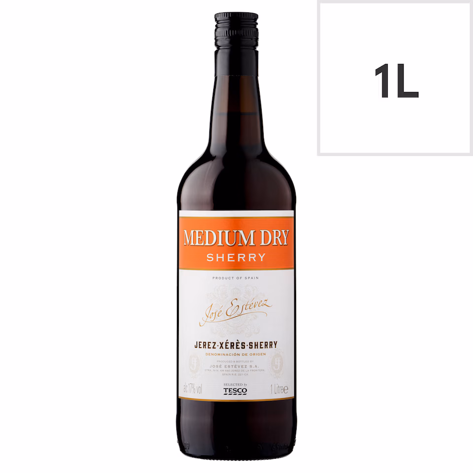 Tesco Medium Dry Sherry 1L