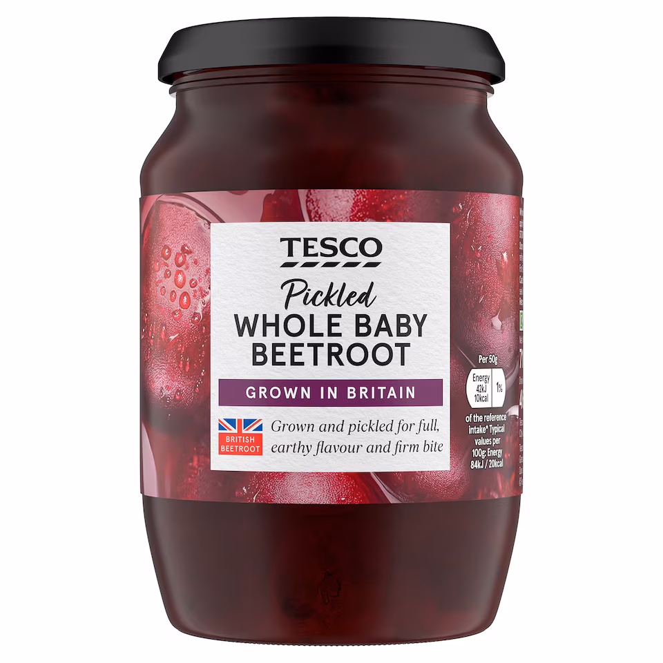 Tesco Whole Baby Beetroot Vinegar 710G