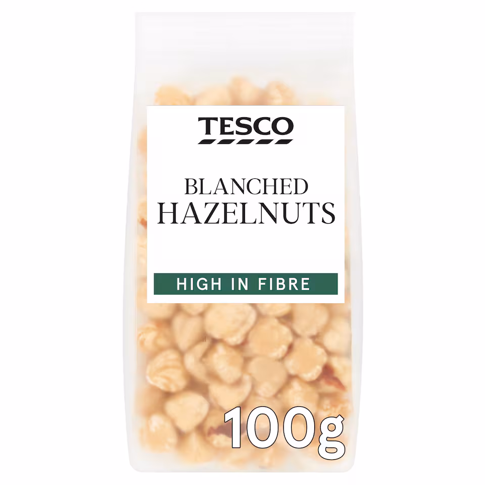 Tesco Whole Blanched Hazelnuts 100G