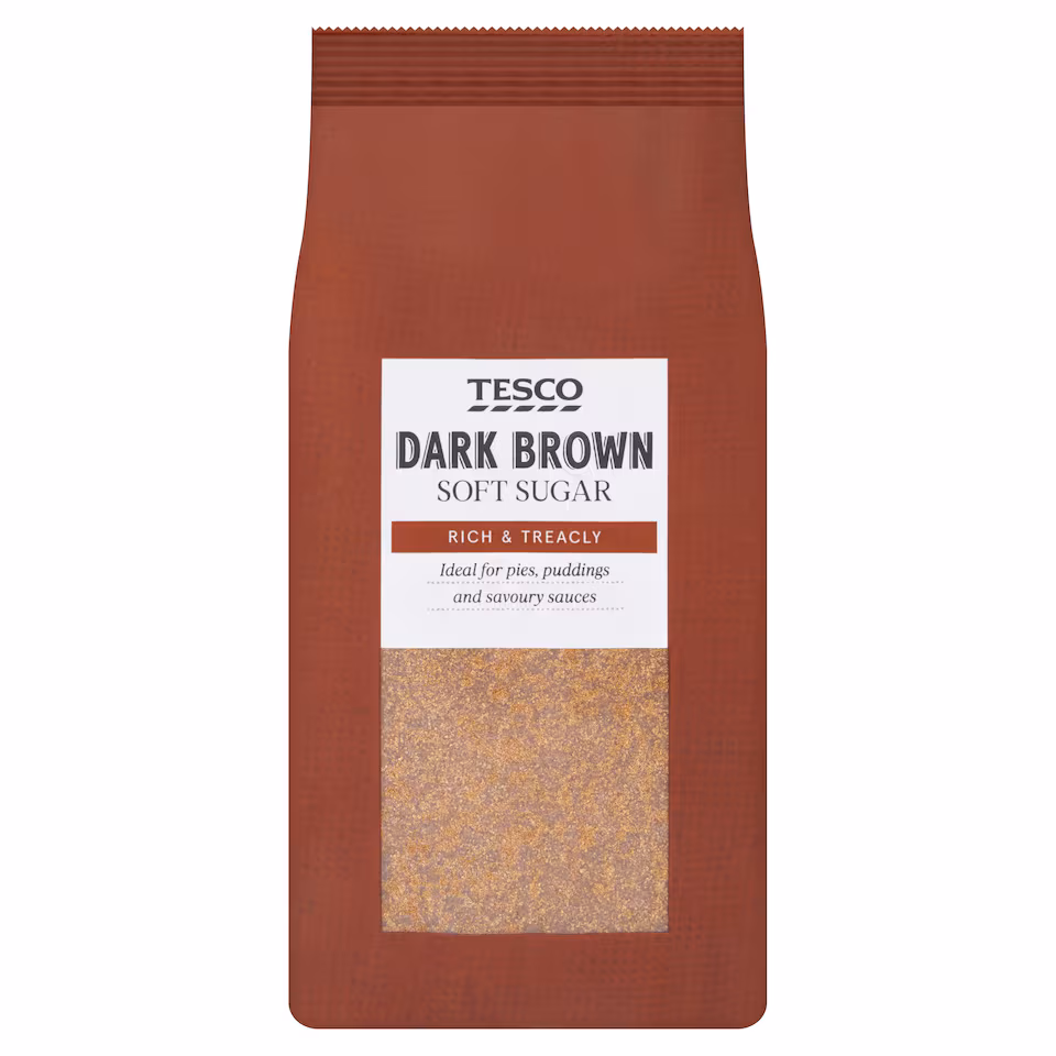 Tesco Dark Brown Soft Sugar 500g