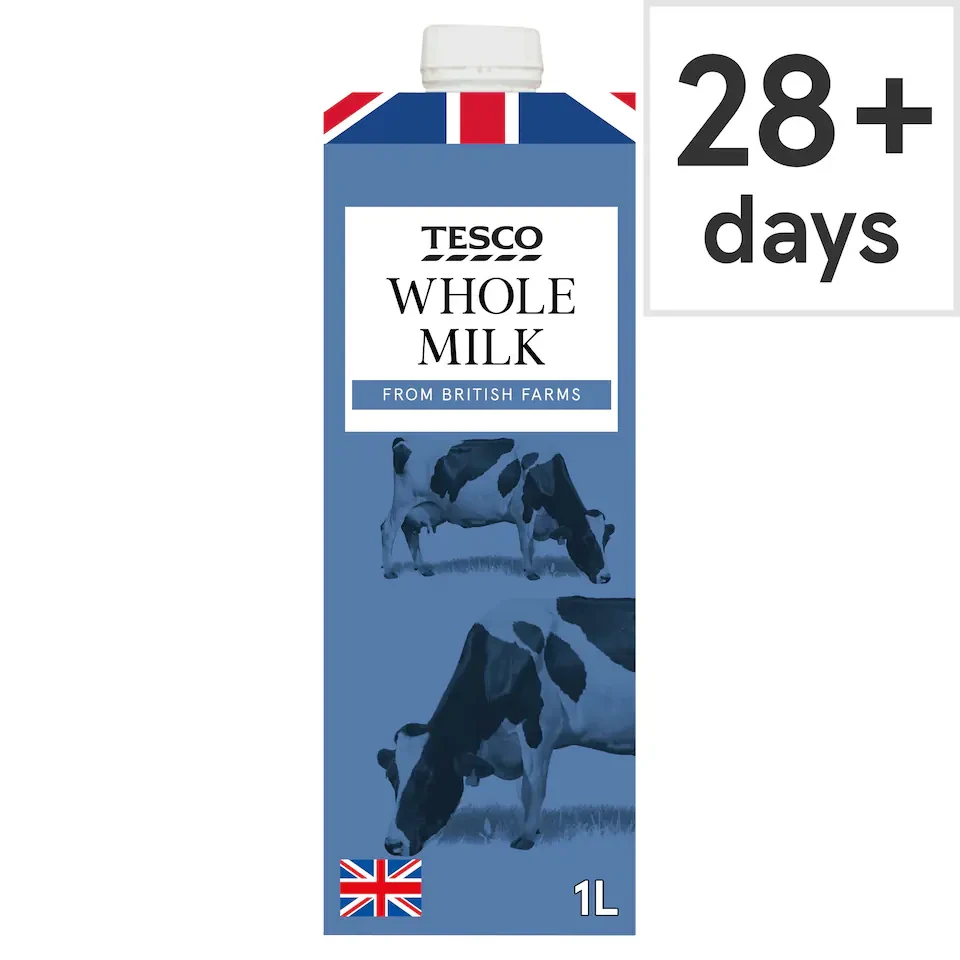 Tesco British Whole Milk Longlife Uht 1 Litre