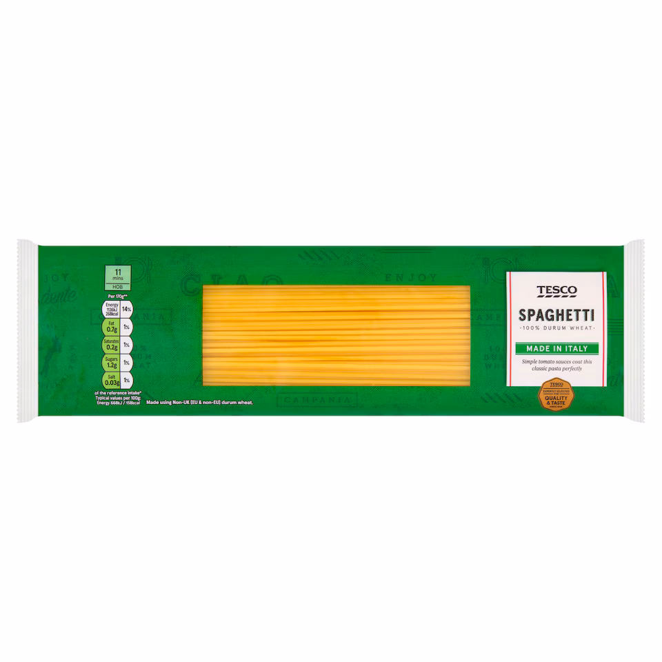 Tesco Short Spaghetti Pasta 500G
