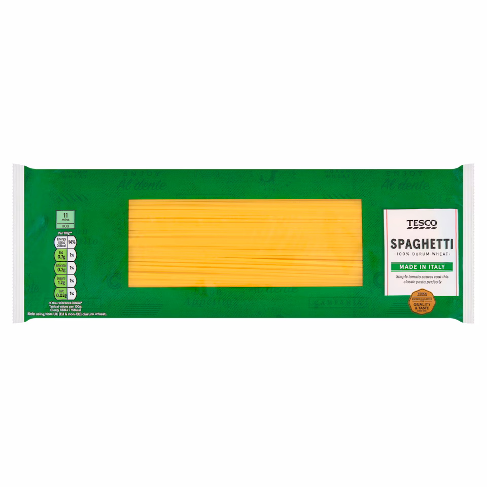Tesco Spaghetti Pasta 1Kg