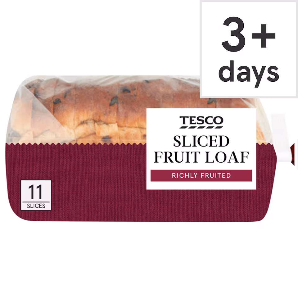 Tesco Sliced Fruit Loaf 400g