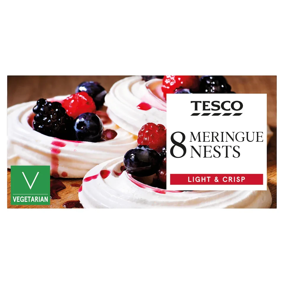 Tesco Meringue Nests 8 Pack
