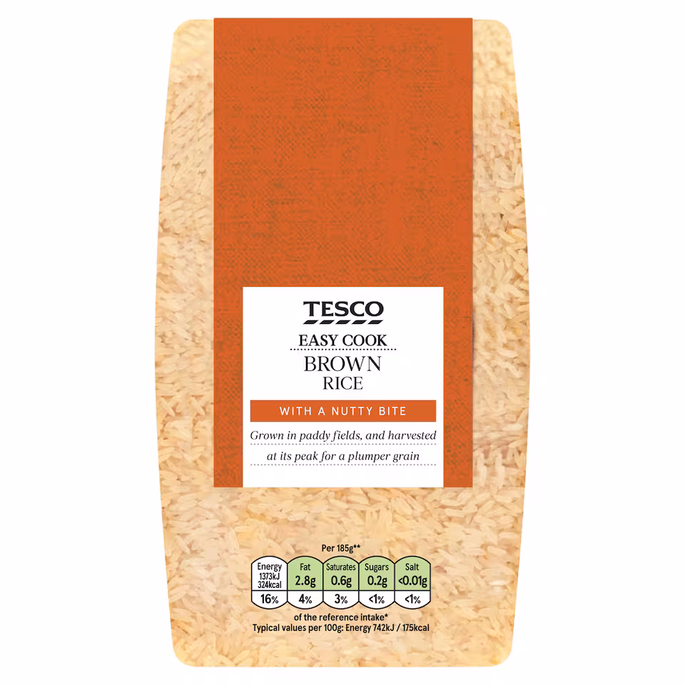 Tesco Easy Cook Brown Rice 1Kg