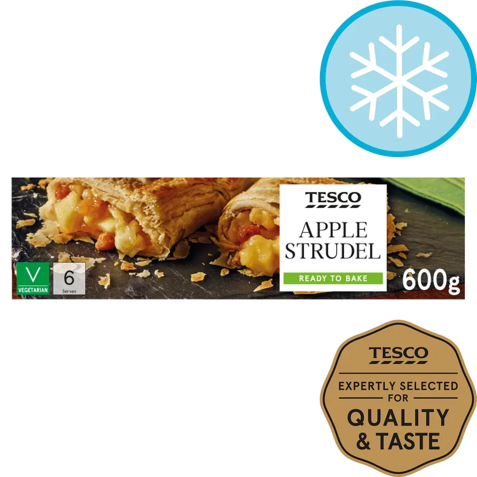 Tesco Apple Strudel 600G
