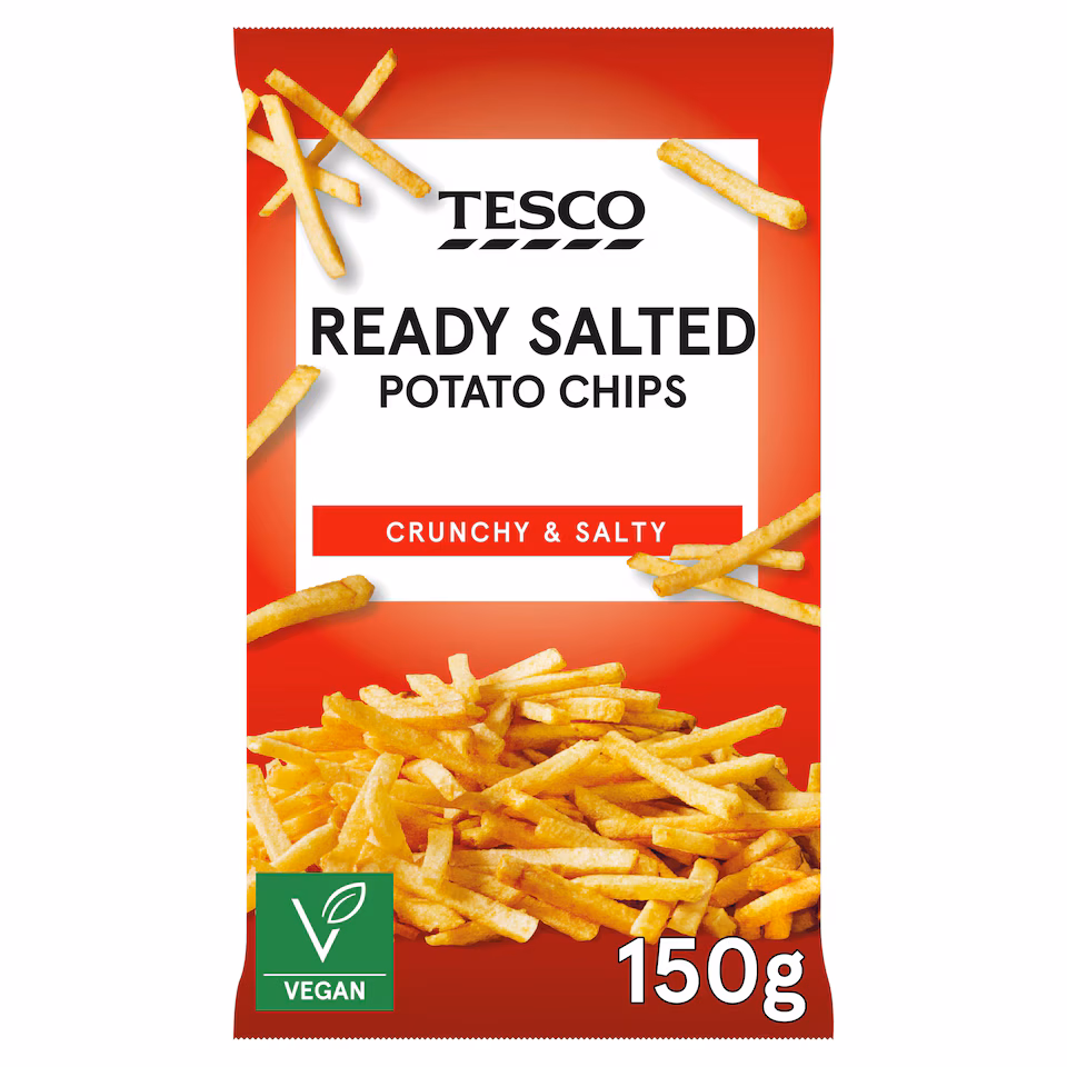Tesco Potato Chip Snacks 150G