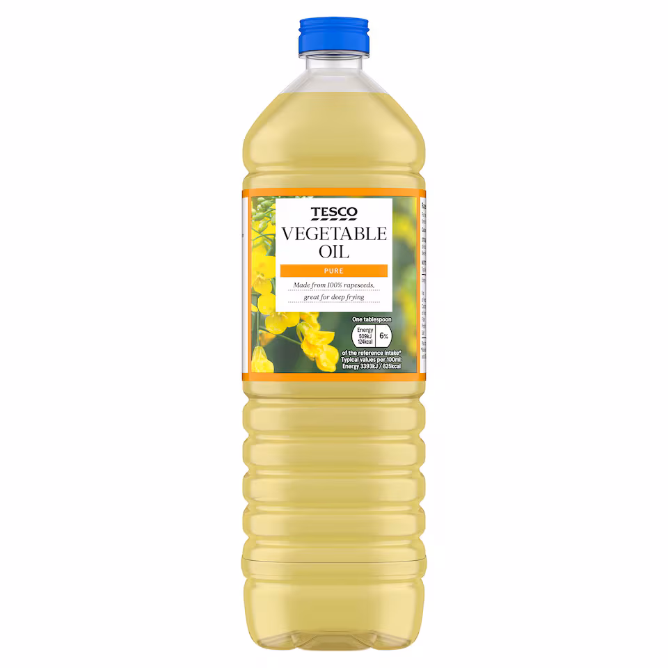 Tesco Pure Vegetable Oil 1L