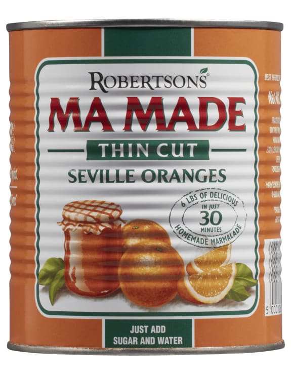 Ma Made Oranges Thin Cut 850g Hartleys