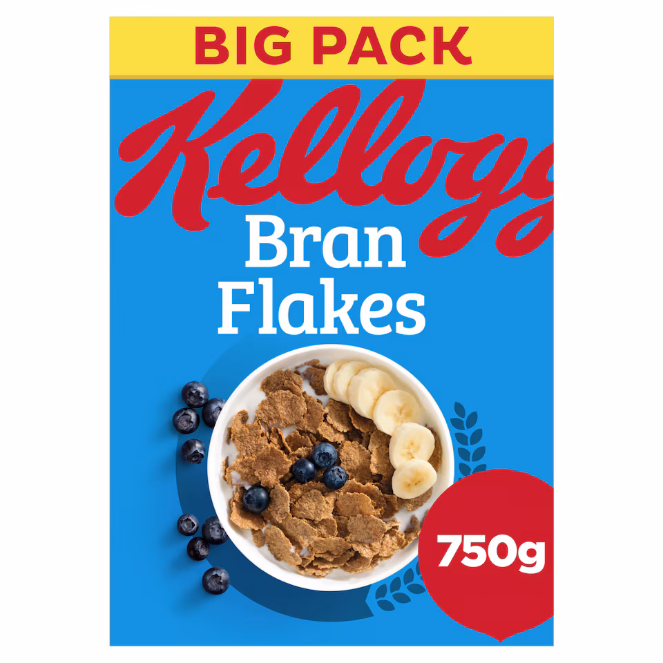 Kellogg's Bran Flakes Breakfast Cereal 750g