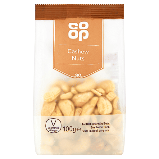 Co-Op Cashew Nuts 100g