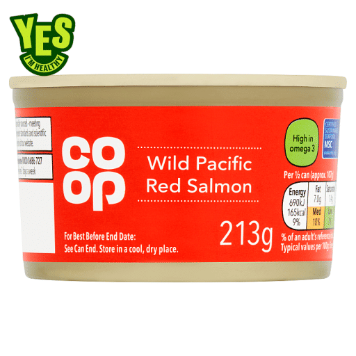 Co-op Wild Pacific Red Salmon 213g