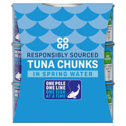 Co-op Tuna Chunks in Spring Water 3 x 145g
