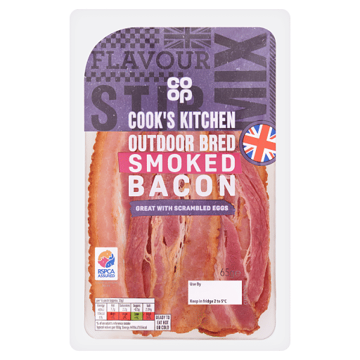 Co-op Cook's Kitchen Outdoor Bred Smoked Bacon 65g