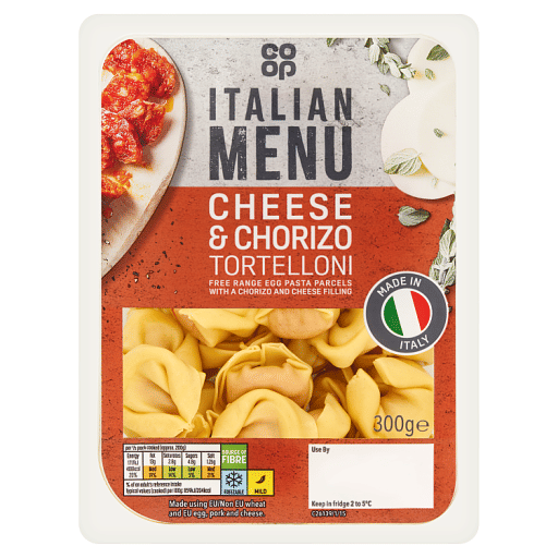 Co-op Cheese u0026 Chorizo Tortelloni 300g
