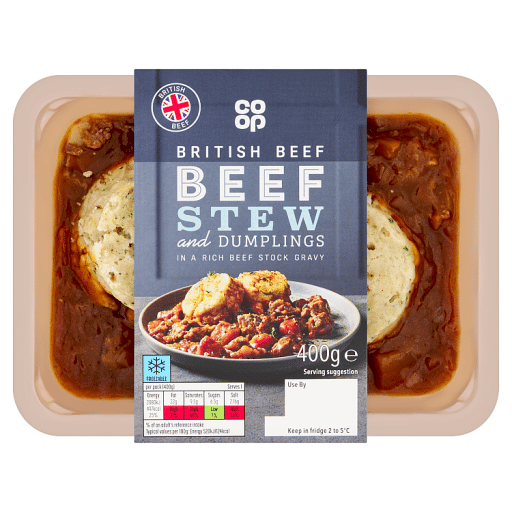 Co-op Beef Stew and Dumplings 400g