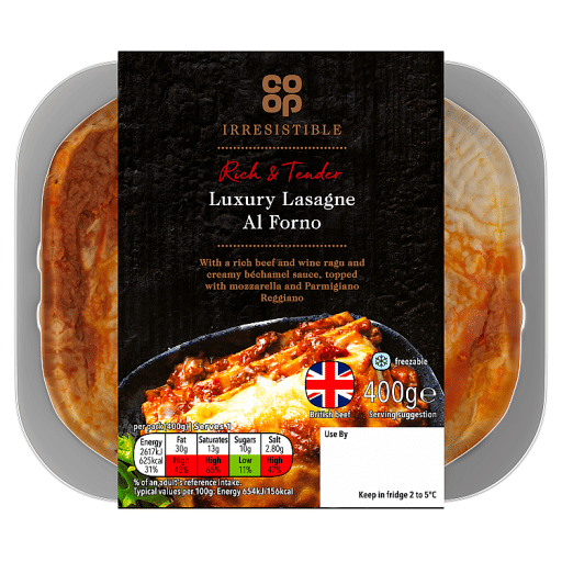 Co-op Irresistible Luxury Lasagne Al Forno 400g