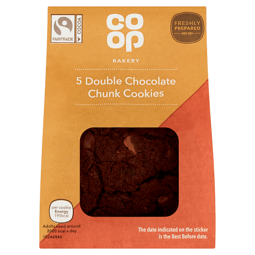 Co-op Bakery Double Chocolate Cookies