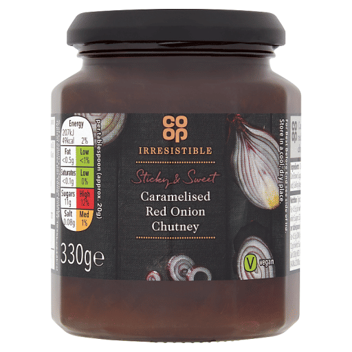 Co-op Irresistible Caramelised Red Onion Chutney 330g