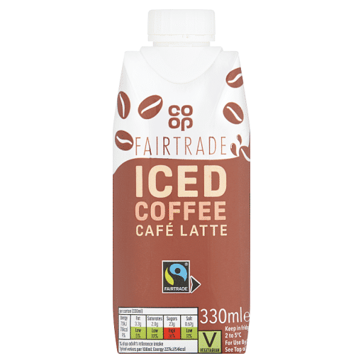Co-op Fairtrade Iced Coffee Café Latte 330ml