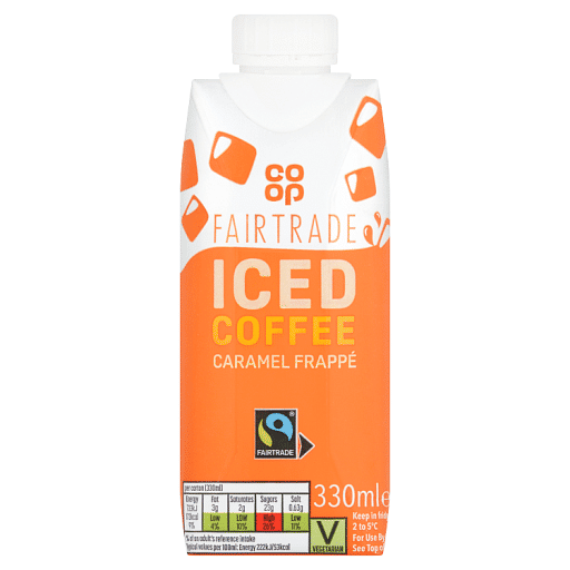 Co-op Fairtrade Caramel Frappé Iced Coffee 330ml