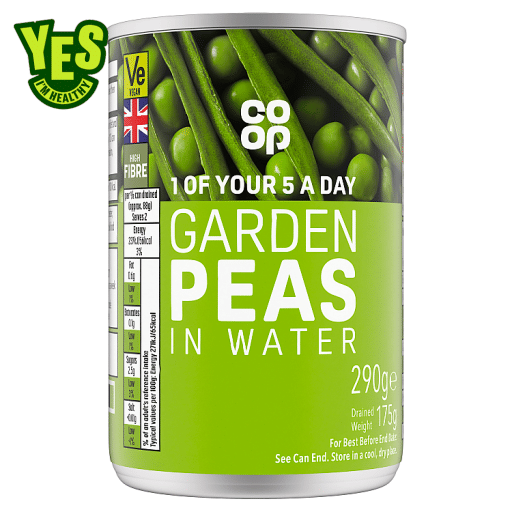 Co-op Garden Peas in Water 290g