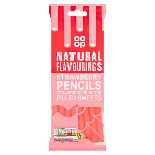 Co-op Strawberry Pencils 65g