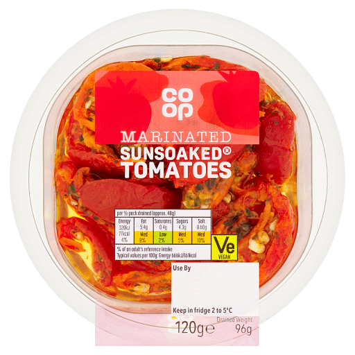 Co-op Marinated Sunsoaked Tomatoes 120g