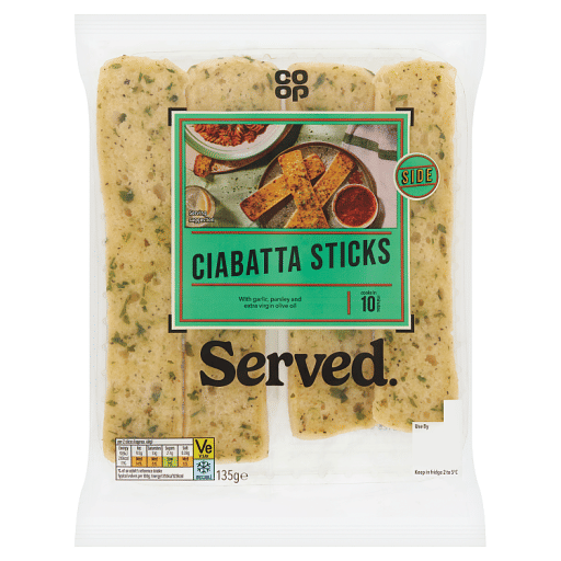 Co-op Ciabatta Sticks 135g