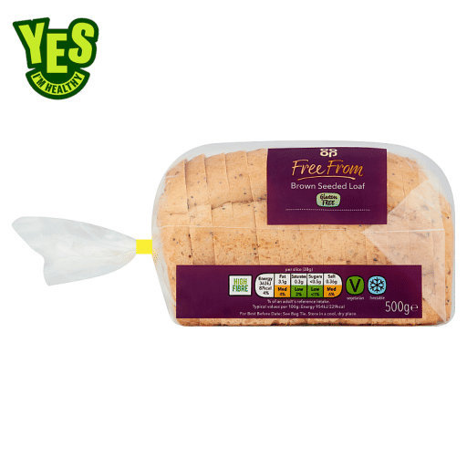 Co-op Free From Brown Seeded Loaf 500g