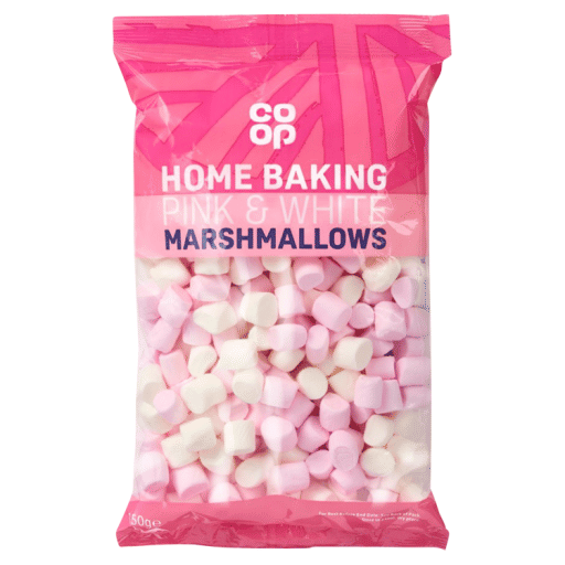 Co-op Home Baking Pink & White Marshmallows 150g
