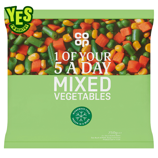 Co-op Mixed Vegetables 750g
