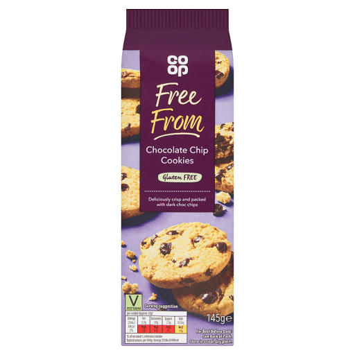 Co-op Free From Chocolate Chip Cookies 145g