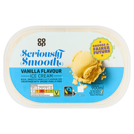 Co-op Vanilla Flavour Ice Cream 900ml