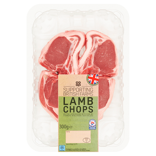 Co-op Lamb Chops 300g