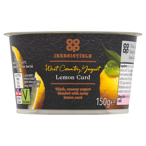 Co-op Irresistible West Country Lemon Curd Yogurt 150g