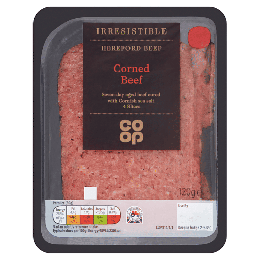 Co-op Irresistible Corned Beef 120g