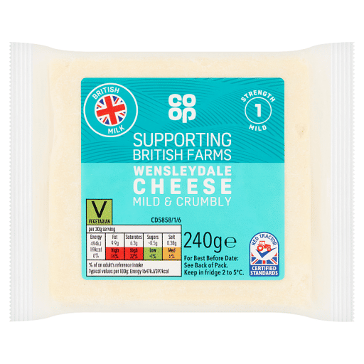 Co-op Wensleydale Cheese 240g