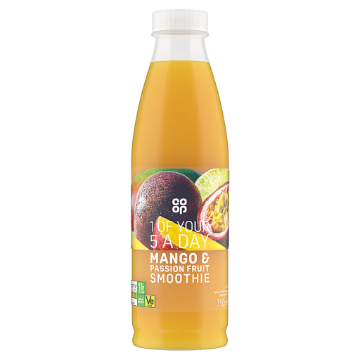 Co-op Mango u0026 Passion Fruit Smoothie 750ml