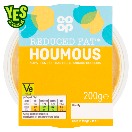 Co-op Reduced Fat Houmous 200g