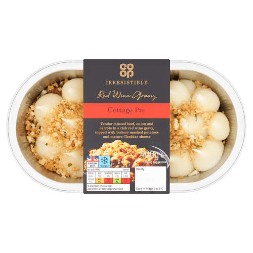 Co-op Irresistible Red Wine Gravy Cottage Pie 400g